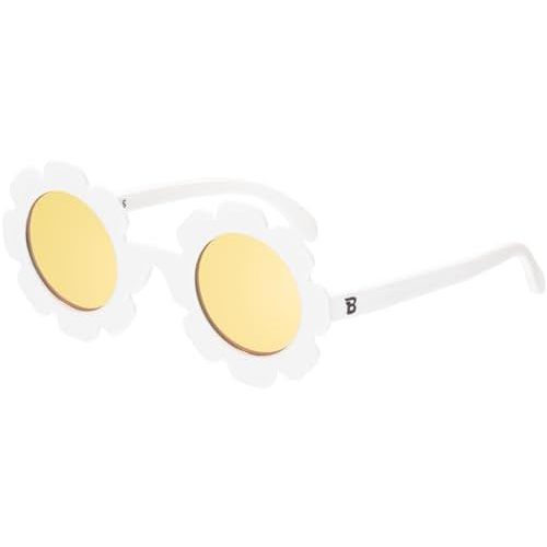 Babiators Flower Baby & Toddler Sunglasses | 100% UV Protection, Shatter-Resistant, Flexible Rubber Frames