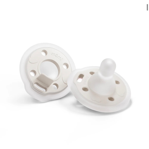 mōmi babypace pacifier 2-set - pearl