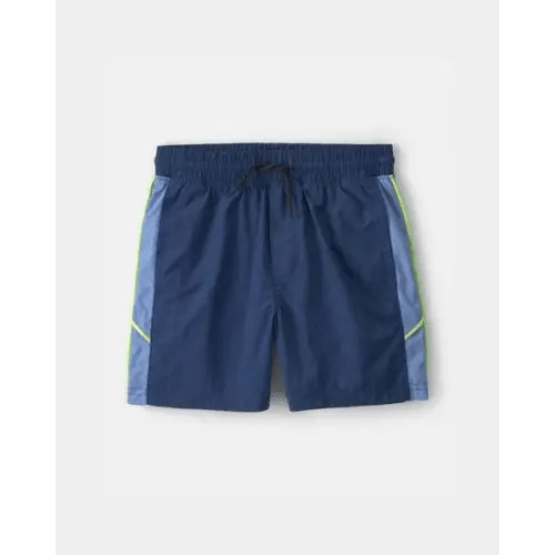 Boys Colorblock Active Shorts - Blue | Carter's