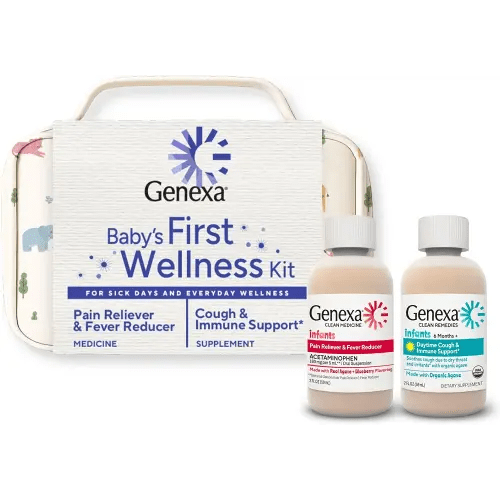 Genexa Baby's First Wellness Kit, Made Clean, Gift Set for Infant & Toddler