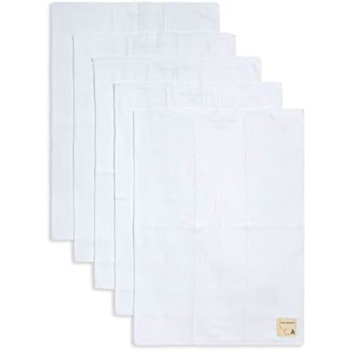 Burt's Bees Baby 100% Organic Cotton Burp Cloths, 17x11.75 in, 5-Pack