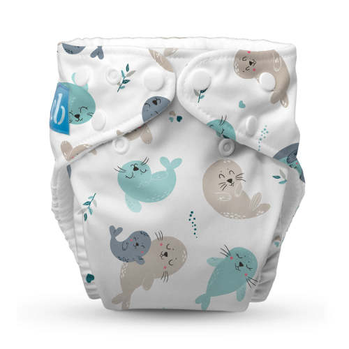 Reusable Cloth Diaper: One Size with Fleece (Pack of 1) - Seally – Charlie Banana