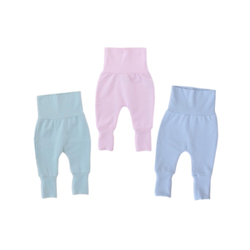 Footie Pajama Pant - Light Pink / 0-3 months