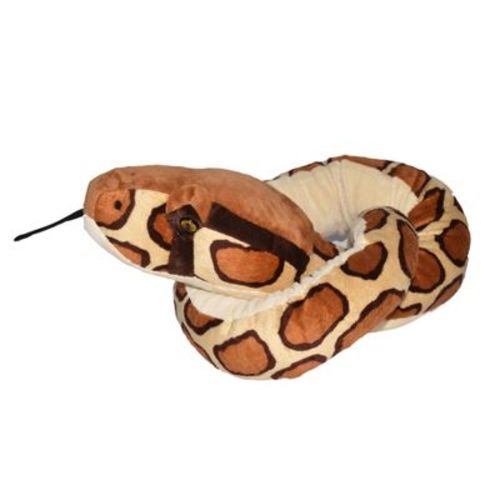 Wild Republic Snake Plush, Stuffed Animal, Plush Toy, Gifts for Kids, Burmese Python 54 Inches