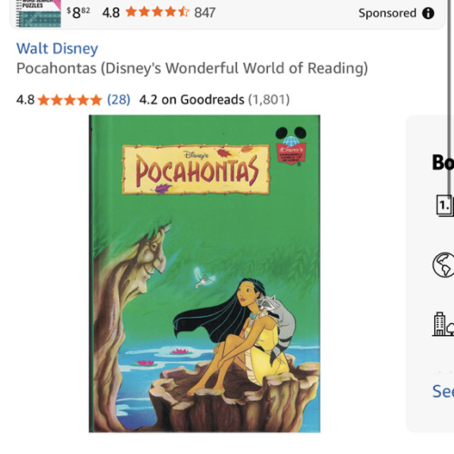Pocahontas (Disney's Wonderful World of Reading)