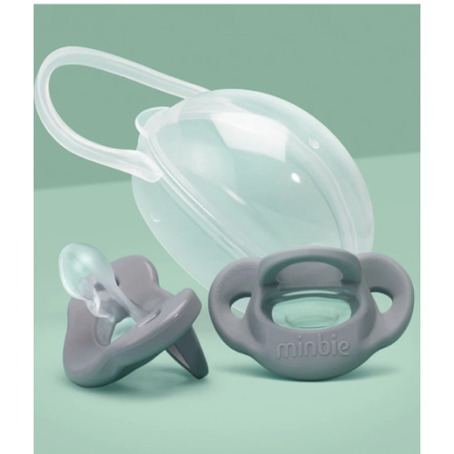 Minbie Orthodontic Baby Pacifier - 2 Pack