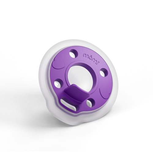 babypace breast-like pacifier 0-12 mo single - purple | mōmi