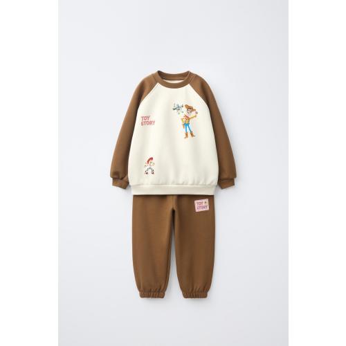 TOY STORY © DISNEY PIXAR SWEATSHIRT AND JOGGER PANTS SET - Brown | ZARA United States