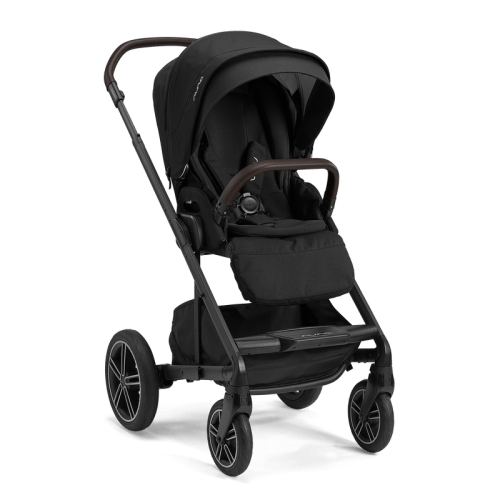 Nuna MIXX Next Stroller w/ Magnetic Buckle  - Caviar/Chocolate