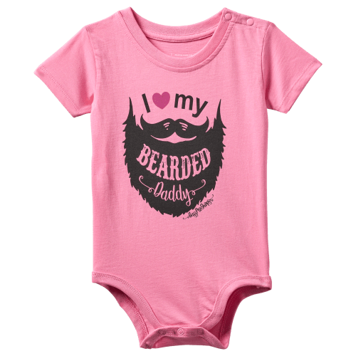 Bass Pro Shops I Heart My Bearded Daddy Short-Sleeve Bodysuit for Babies | Bass Pro Shops