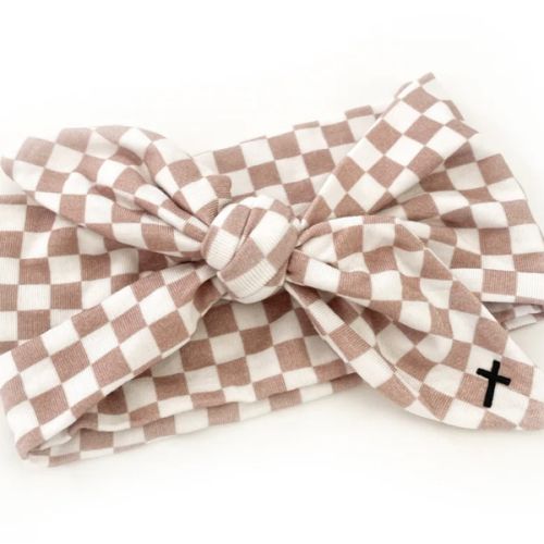 Checker Hairbow – OUR HOUSE ABOVE