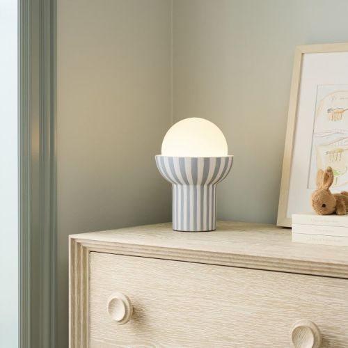 West Elm Kids x PBK Striped Ceramic Table Lamp