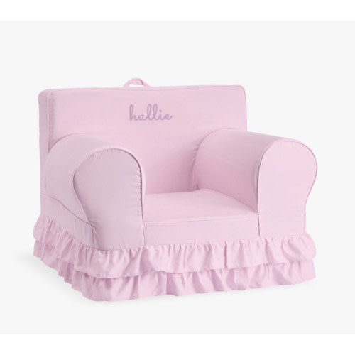 Anywhere Chair®, Dusty Lavender Lux Ruffle Slipcover Only