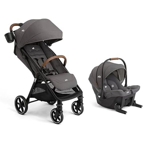 Joie Baby, Nutmeg Stroller & Mint Latch Car Seat, Travel System (Thunder)