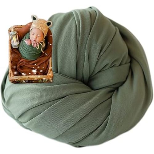 Newborn Photography Props Swaddle Newborn Wraps for Baby Boys Girls Infant Baby Photo Props Shoot Stretch Blanket
