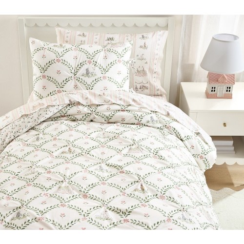 Riley Sheehey Scallop Organic Duvet Cover | Pottery Barn Kids