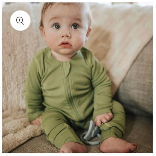 Basics Merino Wool Onesie Pistachio