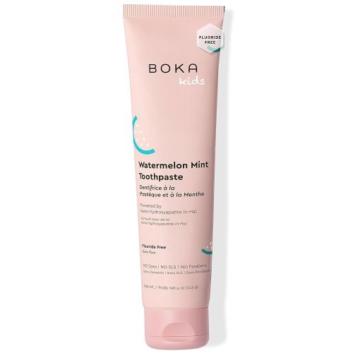 Boka Fluoride Free Toothpaste Nano Hydroxyapatite Toothpaste - Watermelon Mint Flavor, 4 oz 1Pk US Manufactured