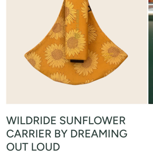Wildride Sunflower Carrier by Dreaming out Loud – Wildride USA