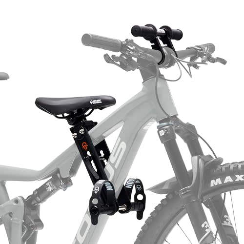 Kids Ride Shotgun - Child Bike Seat & Handlebar Combos - Front Mounted, for Children Aged 2~5 Years, Fits Most Adult Modern Mountain Bikes, Adjustable for Comfort