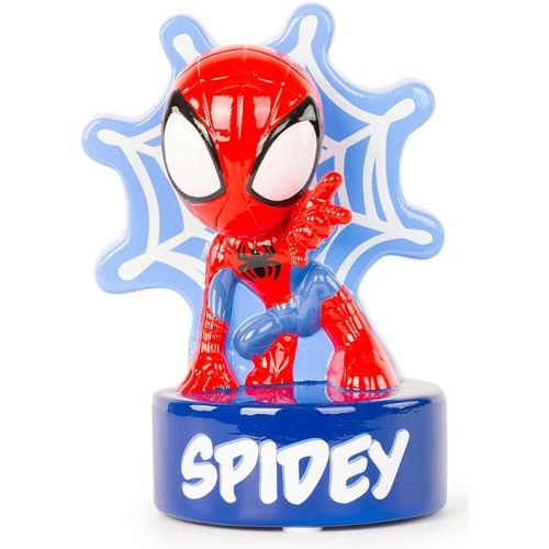 Marvel Spidey & His Amazing Friends Ceramic Piggy Bank - Kids Room Decor & Superhero Coin Bank - Children's Learning Resource