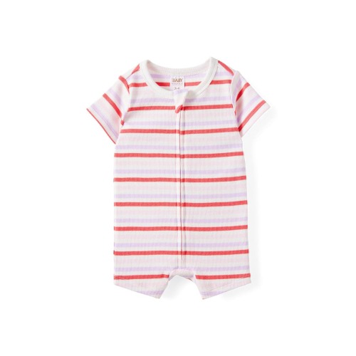 Growie Short Sleeve Zip All In One Romper