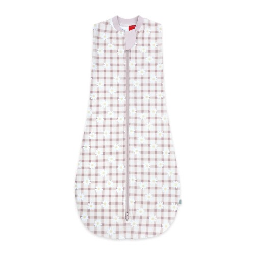 Bilbi Swaddle 0.2 Tog Check Daisy Size 3-6 Months
