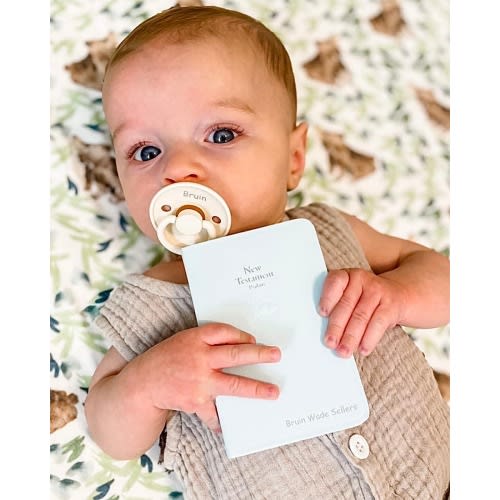 Engraved Bible Personalized Baby Name Baby Dedication Engraved Newborn Bible New Testament Baby Bible Baby Shower Gift KJV First Bible