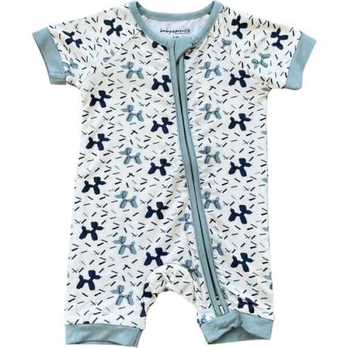 Summer Zip Romper Balloon Dogs - Babysprouts | Maisonette