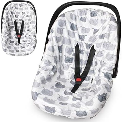 Infant Car Seat Cover Liner, Carseat Cover Liner and Protection for Baby Boys Girls, Soft Comfortable, Machine Washable