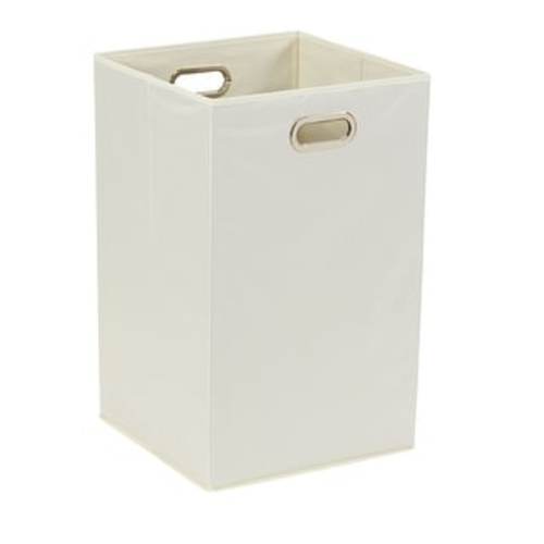 Household Essentials Folding Laundry Hamper - 14.0"L x 14.0"W x 28.0"H