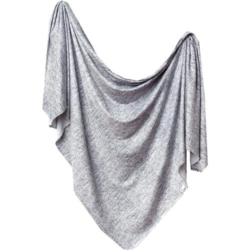 Copper Pearl Swaddle Blankets for Newborns | Soft Stretchy Receiving Blankets for Boys and Girls | Large 46 x 46 Inch Baby Blankets | Lightweight and Breathable Swaddles | Asher