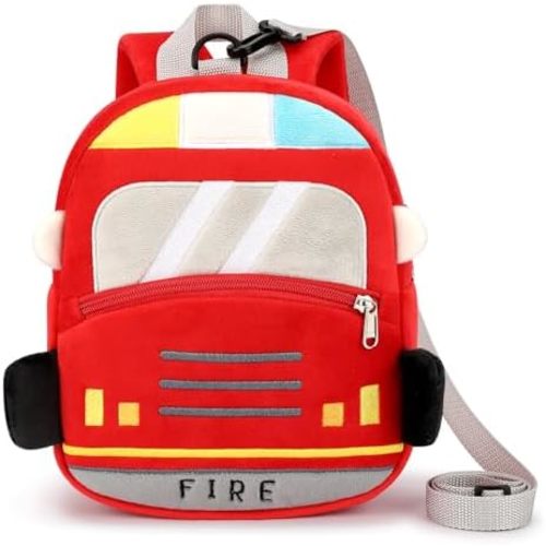 mibasies Toddler Backpacks for Girls 2-4: Plush Backpack -3D Animal Cartoon Mini Travel Bag -10 inch Toddler Backpack Leash