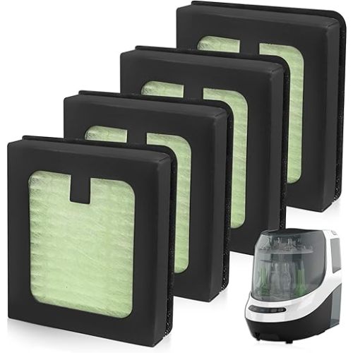 4 Pack HEPA Filter Replacement Compatible with Baby Brezza Bottle Dryer Advanced and Baby Brezza Bottle Washer Pro