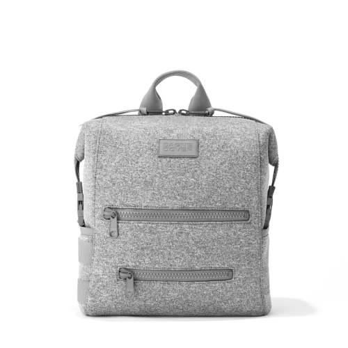 Indi Diaper Backpack | Neoprene Baby Backpack | Dagne Dover (size - medium, color - heather grey)