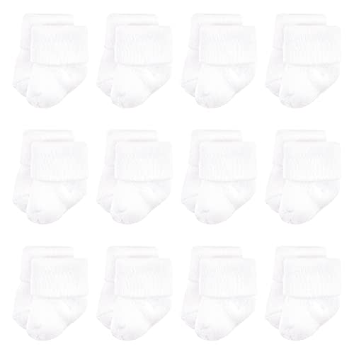 Luvable Friends Baby Newborn and Baby Terry Socks