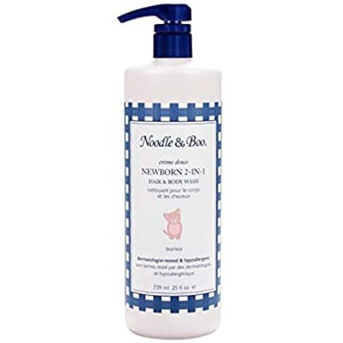 Noodle & Boo Newborn 2-in-1 Hair & Body Wash for Baby, Tear Free and Hypoallergenic - 25 Fl Oz