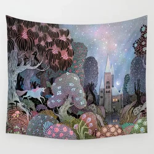 Fairy Tale Wall Tapestry by Ulla Thynell | Society6