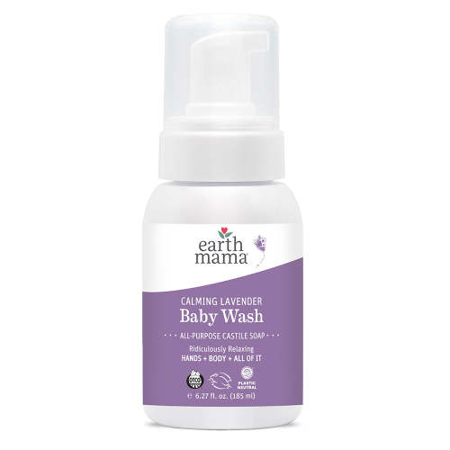 Calming Lavender Organic Castile Baby Wash | Earth Mama