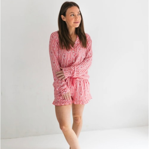 Pink Blaire Women's Long Sleeve Set – In My Jammers