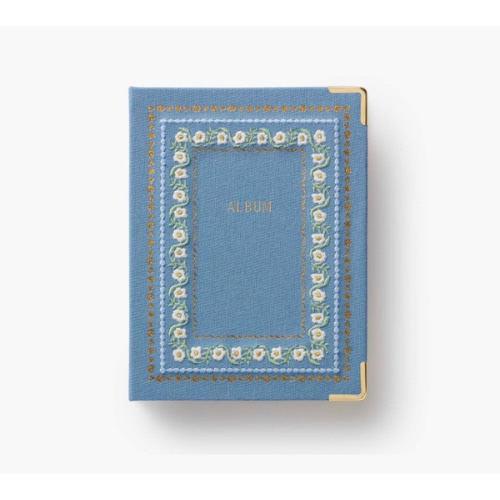 Embroidered Small Photo Album - Delphine