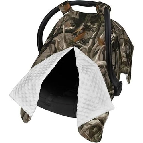 Boneyard Legends Camouflage Baby Car Seat Canopy Cover, Nursing Cover for Newborn, Western Baby Stuff Stroller Cover for All Seasons