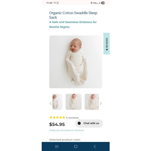 Organic Cotton Swaddle Sleep Sack – Swaddelini