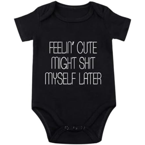 listery Funny Romper Cute Novelty Infant Baby Bodysuit Funny Baby infant Pregnancy Announcements