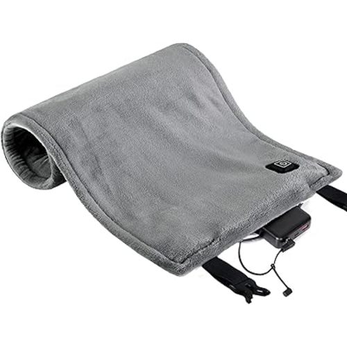 Cordless Heating Pad for Back, Rechargeable Electric Heat Wrap
