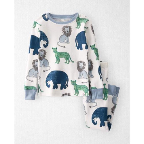 Toddler Organic Cotton Pajamas Set in Wildlife Print - Little Planet | Carter's