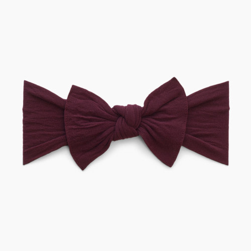 Baby Bling Classic Knot Headband - Burgundy