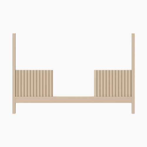 babyletto Moab 3-in-1 Convertible Crib Toddler Bed Conversion Kit - Taupe