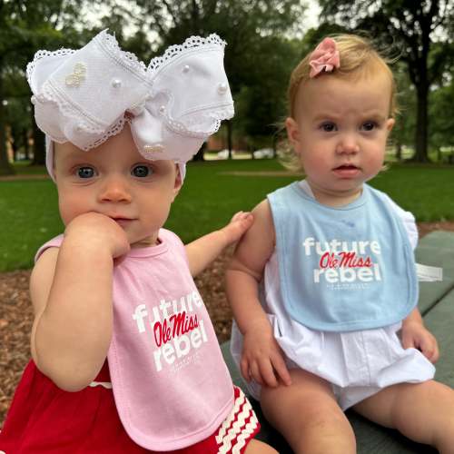 Ole Miss Future Rebel Baby Bib and Car Decal