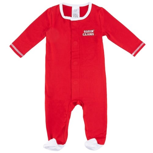 Youth MiniU RED University of Louisiana Lafayette Multilocation NB Magnetic Closure Onsie